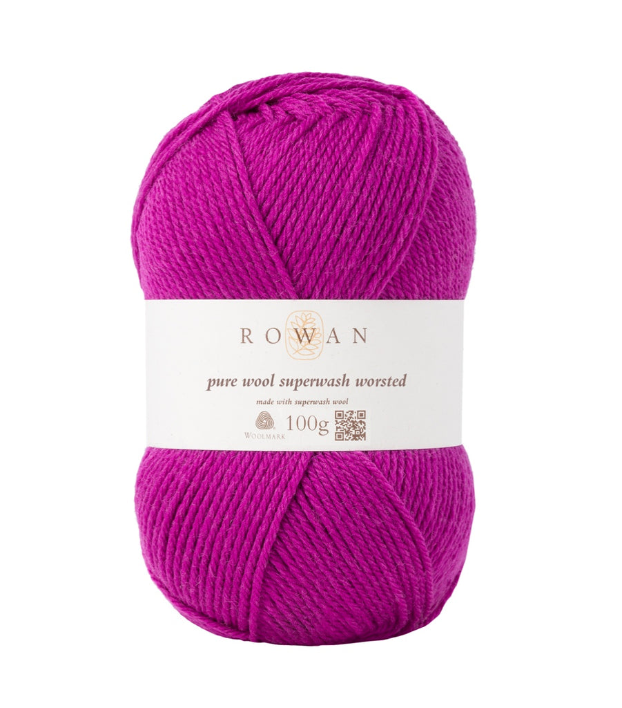 Rowan Pure Wool Worsted - Magenta (119) - Craftyangel