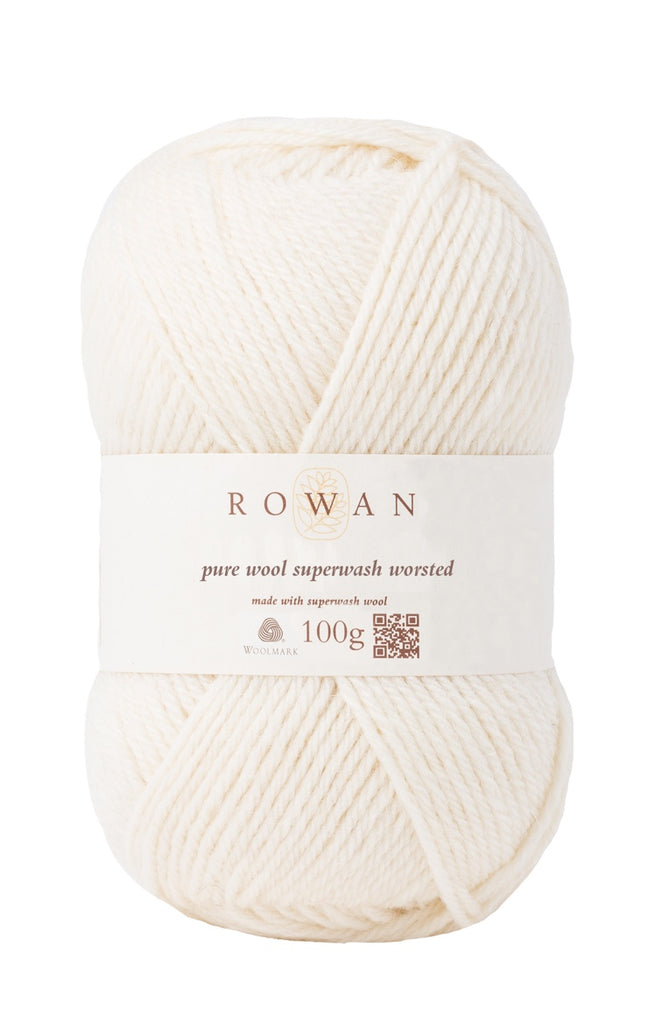 Rowan Pure Wool Worsted - Soft Cream (102) - Craftyangel