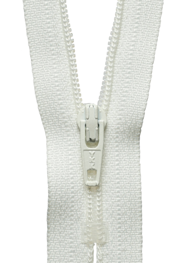 8"/20cm Nylon Skirt/Dress Zip - Light Cream (502) - Craftyangel