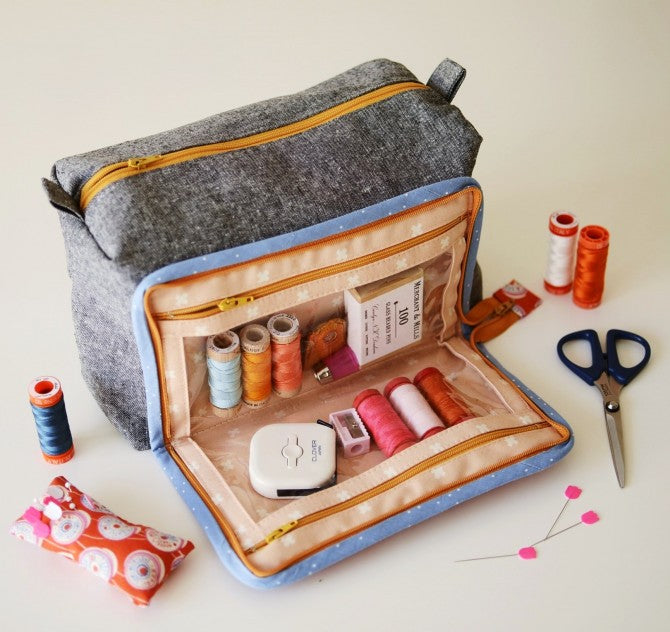 All in One Box Pouch by Aneela Hoey - Craftyangel