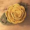 Crocheted Flowers to Wear - Kit 4 - Rosie and Hydrangea flowers - Craftyangel