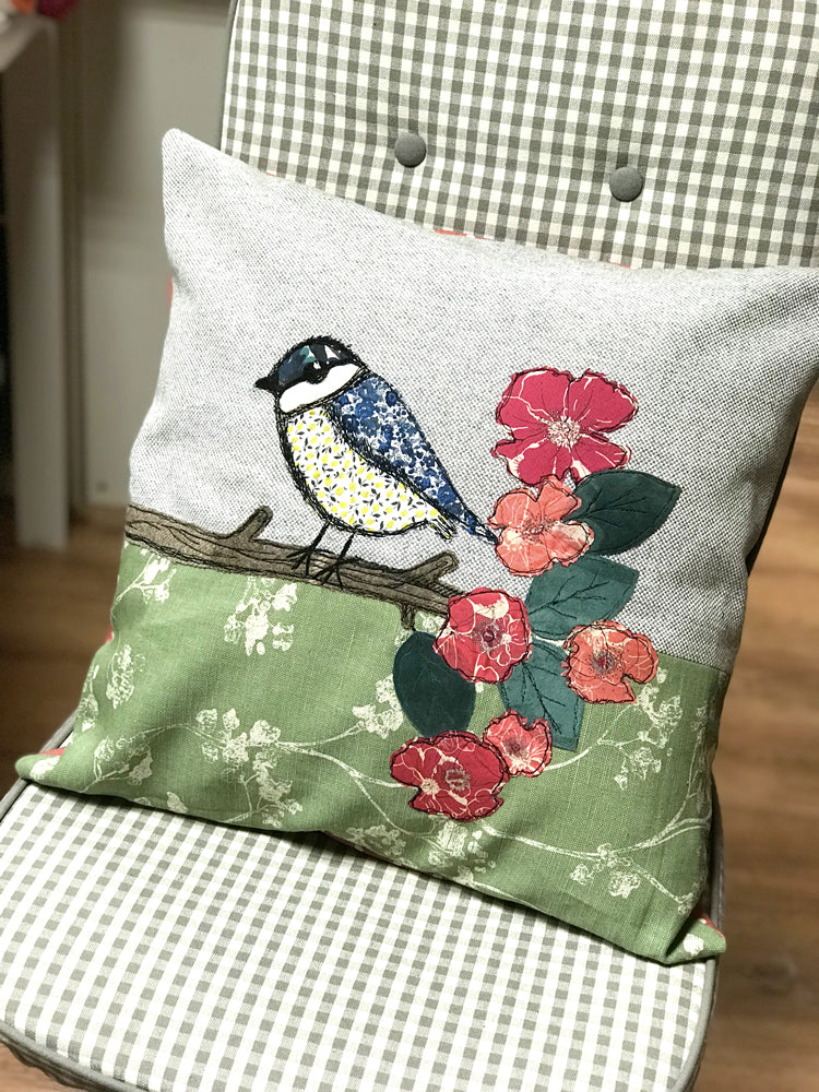1 space left - Free Motion Embroidery and Cushion Making workshop - with Sam Molloy [Sat 27th April 10.00am-4.30pm] - Craftyangel
