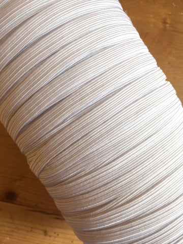 Rigilene Covered Polyester Boning 15mm - White