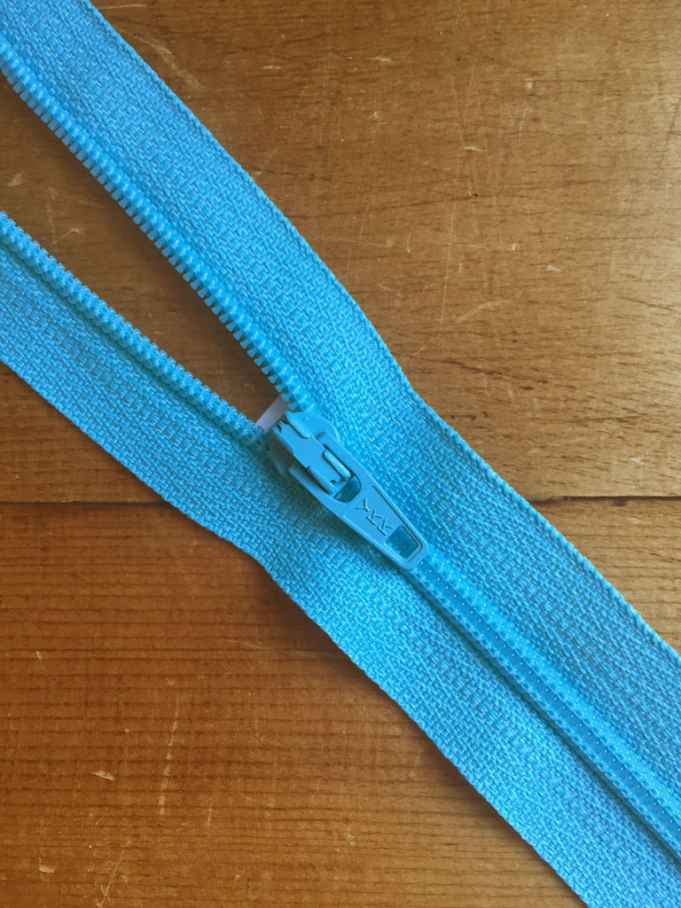 8"/20cm Nylon Skirt/Dress Zip - Bright Blue (162) - Craftyangel