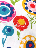 Dashwood - Garden - Crayon Floral - White - Craftyangel