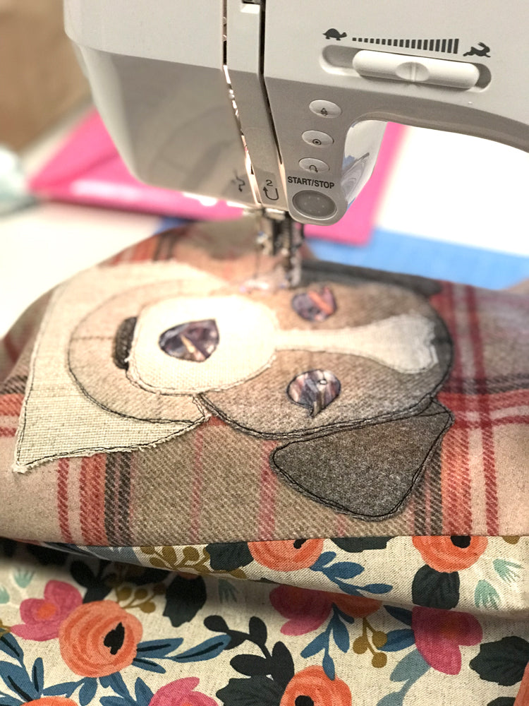 1 space left - Free Motion Embroidery and Cushion Making workshop - with Sam Molloy [Sat 27th April 10.00am-4.30pm] - Craftyangel