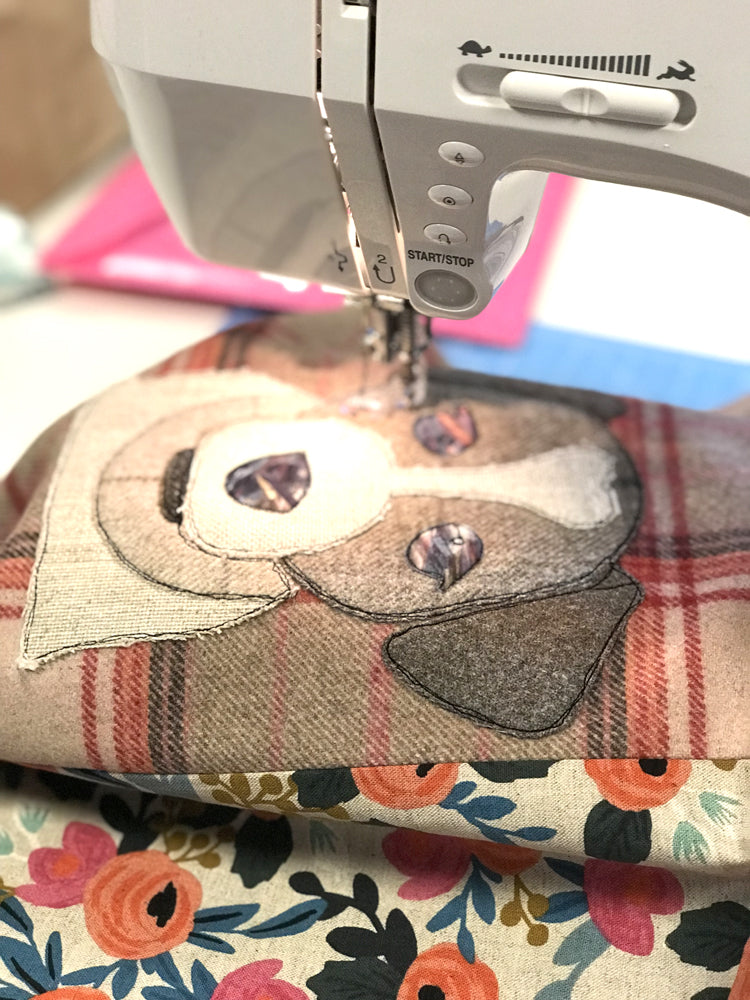 1 space left - Free Motion Embroidery and Cushion Making workshop - with Sam Molloy [Sat 27th April 10.00am-4.30pm] - Craftyangel