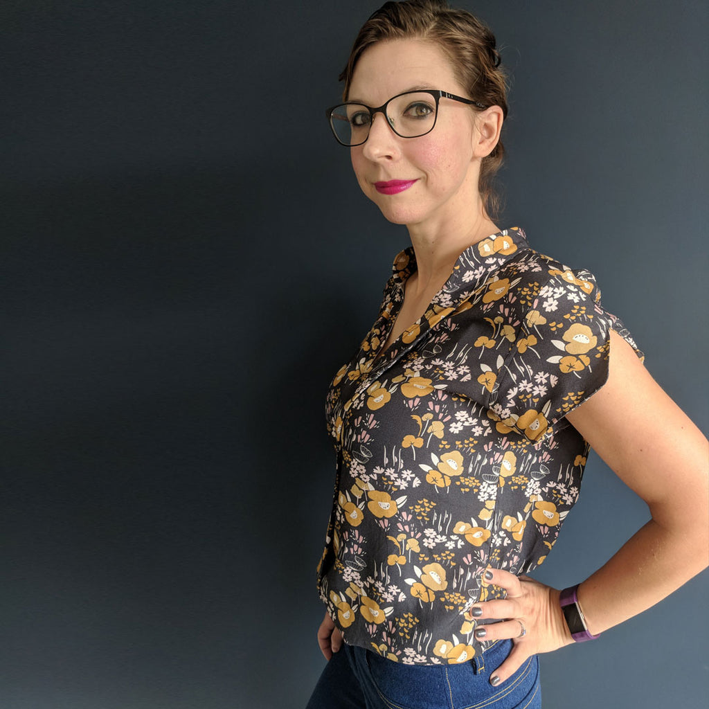 Evelyn Blouse Pattern - Experimental Space - Craftyangel