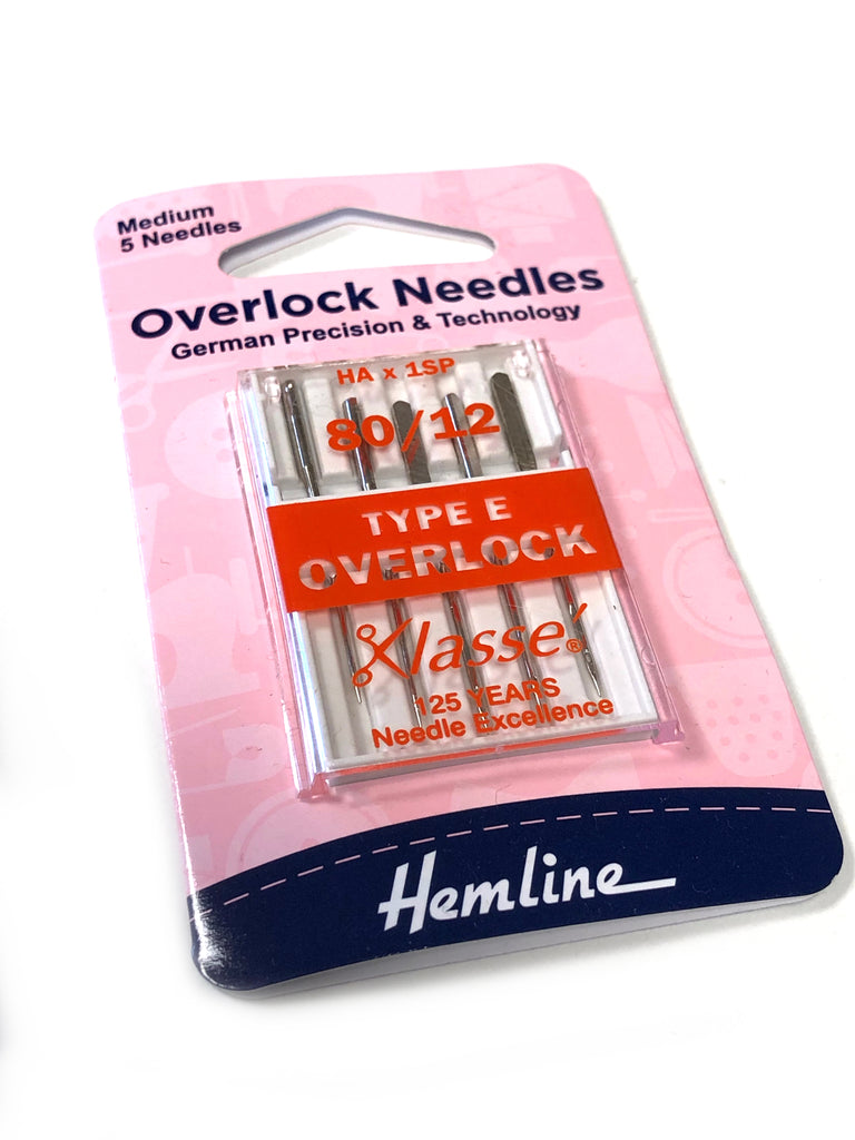 Overlocker/Serger Machine Needles - Type E: 80/12 - Craftyangel