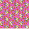 Curiouser and Curiouser  - Painted Drippy Roses - Daydream (Pink)