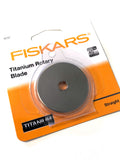 Fiskars - Rotary Blade: Straight Cutting: Titanium: 45mm - Craftyangel