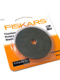 Fiskars - Rotary Blade: Titanium: Straight Cutting: 60mm - Craftyangel