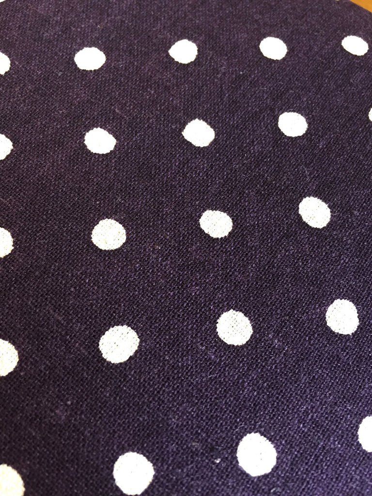 Sevenberry - Linen - Purple Spot - Craftyangel