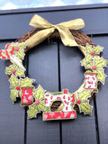 [1 space left] Xmas Sewing Wreath - Free Motion Embroidery workshop - with Sam Molloy [Sun 15th Dec 2.00-5.00pm] - Craftyangel