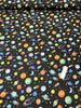 Makower Space Planets - black