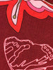 Nordic Garden Dream - Stauder - Red (Floral with butterflies) - Craftyangel