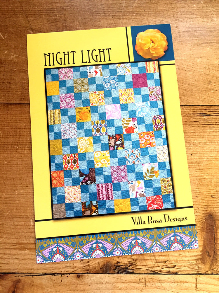 Villa Rosa - Night light quilt pattern - Craftyangel